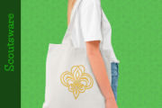 Canvas tas fleur de lis